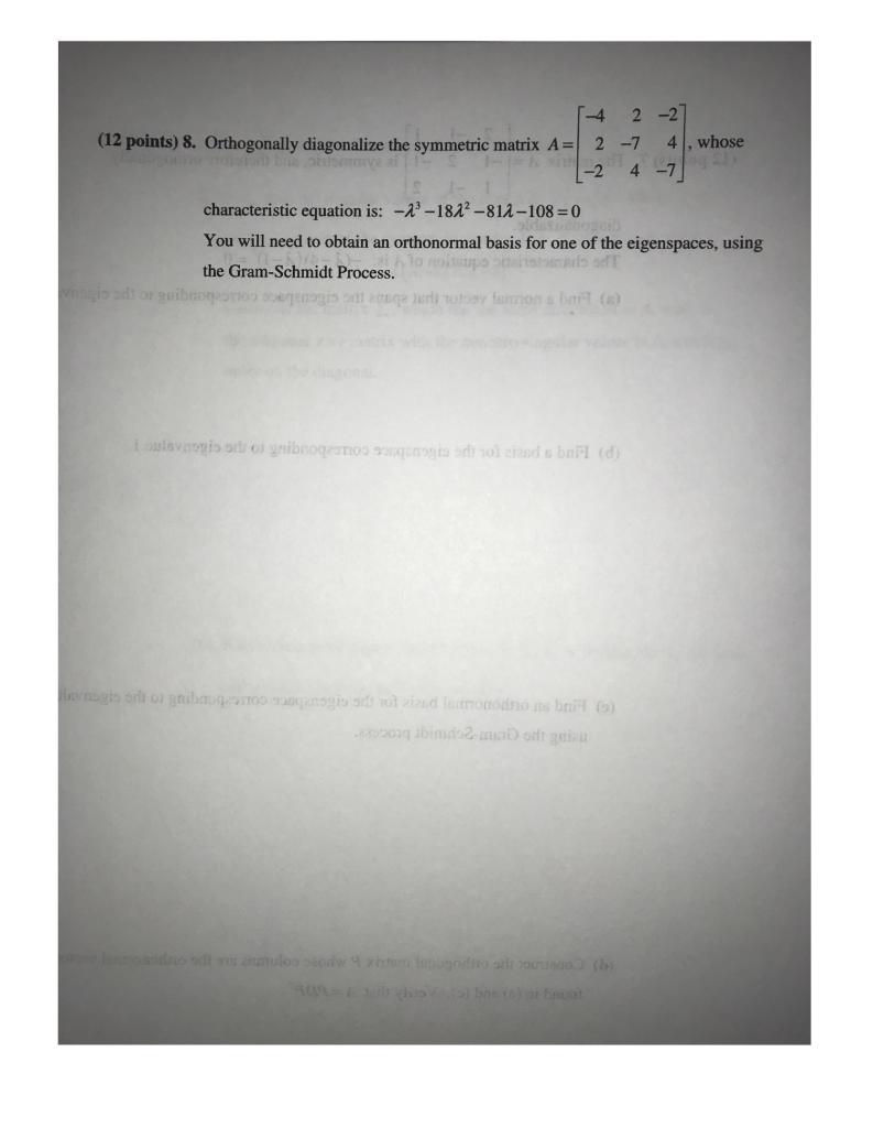 Solved Can someone help me with this problem? Please show | Chegg.com