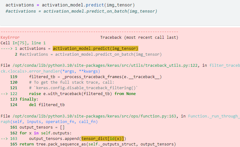 Solved solve this code issue.. KeyErrorTraceback (most | Chegg.com
