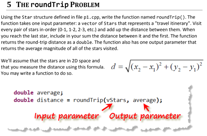 Solved 4 THE longestHop PROBLEM & 5 THE roundTrip PROBLEM I | Chegg.com
