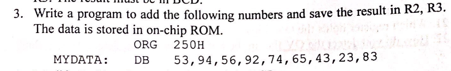 Solved 3. Write a program to add the following numbers and | Chegg.com