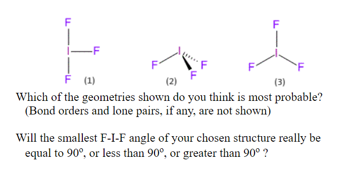 Solved Which of the geometries shown do you think is most | Chegg.com