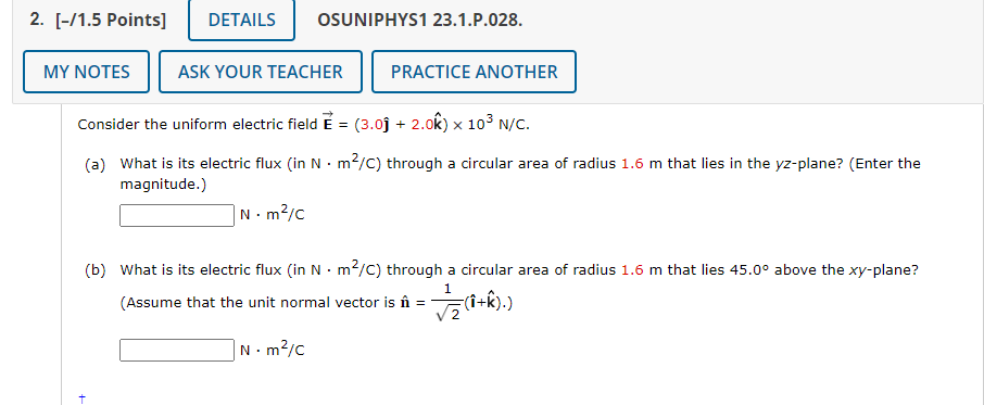 Solved Consider The Uniform Electric Field | Chegg.com