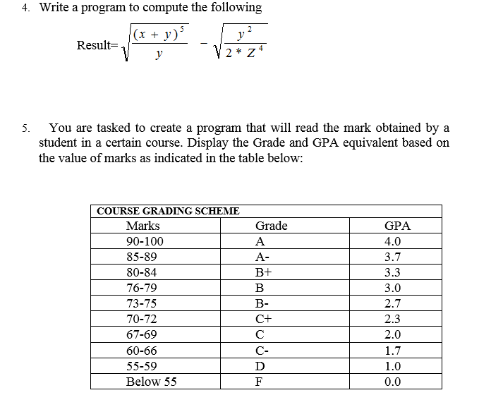 Solved 1. Write a program that will read a person's age as 