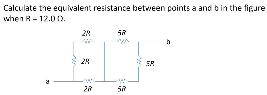Solved Calculate the equivalent resistance between points a | Chegg.com