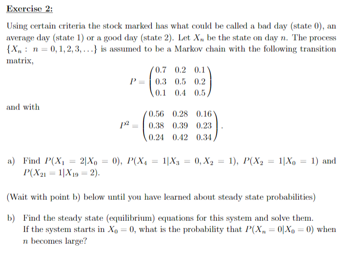 Solved Consider The Situation In Exercise 2, Point B). Does | Chegg.com