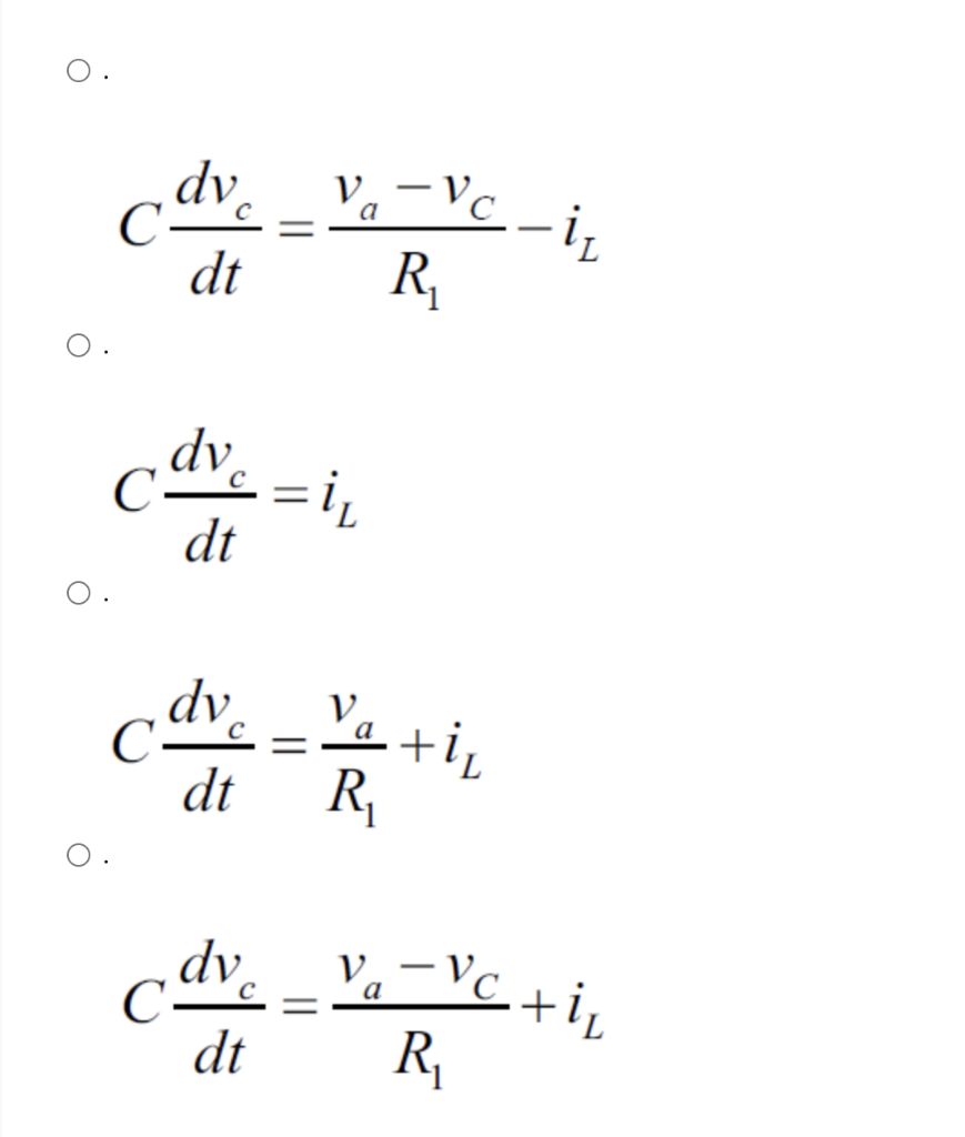 Solved С R2 M + For this RLC circuit, which of the following | Chegg.com