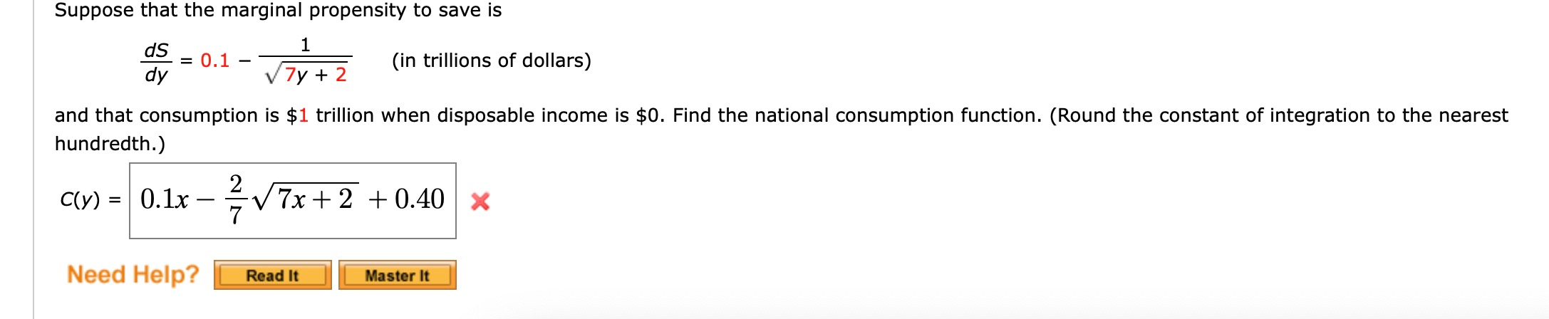 Solved Suppose that the marginal propensity to save is = 0 1 | Chegg.com