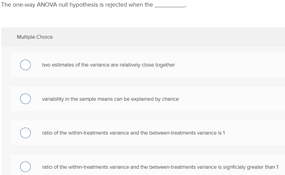 null hypothesis two way anova with interaction