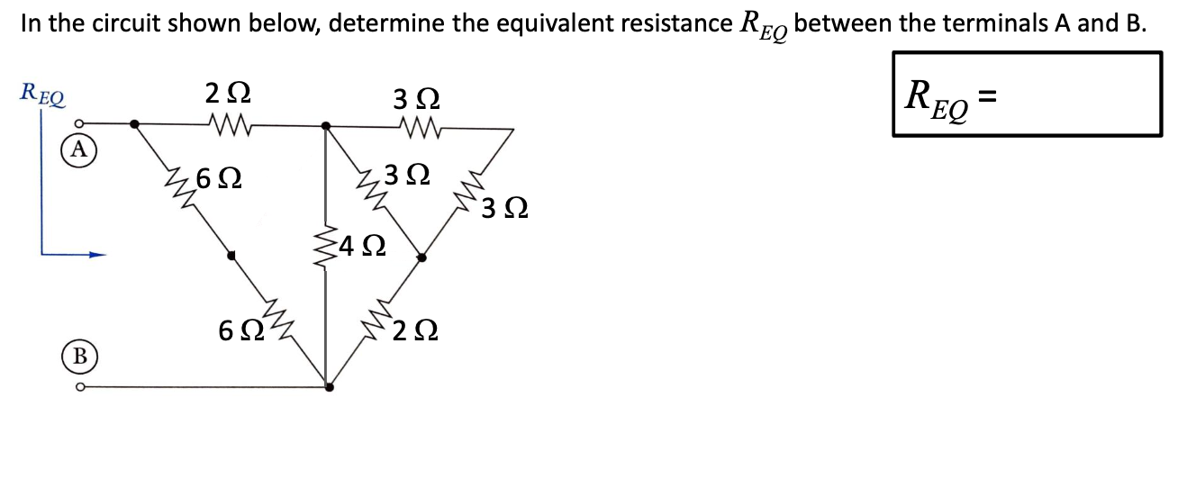 Solved In The Circuit Shown Below, Determine The Equivalent | Chegg.com