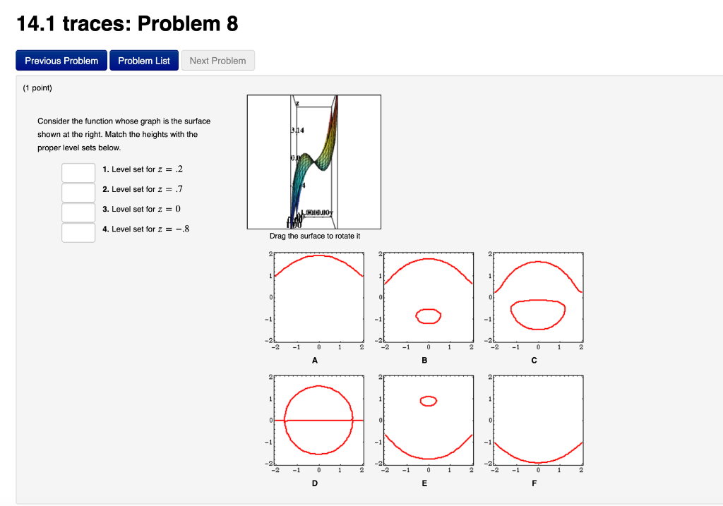 Solved 14.1 traces: Problem 8 Previous Problem Problem List | Chegg.com