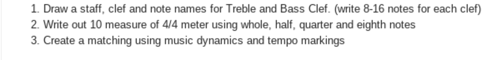 1-draw-a-staff-clef-and-note-names-for-treble-and-chegg