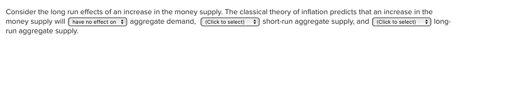 Solved Consider the long run effects of an increase in the | Chegg.com