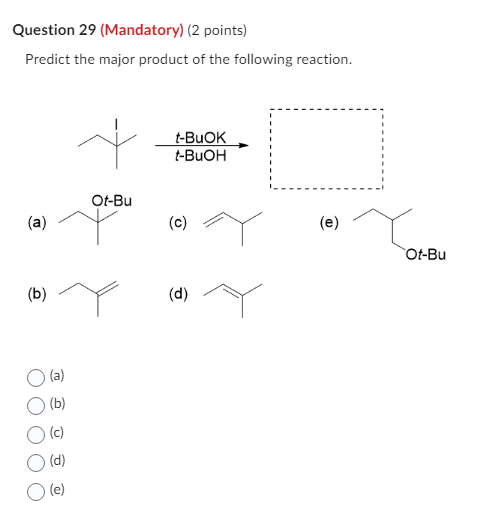 Solved Predict The Major Product Of The Following Reaction. | Chegg.com