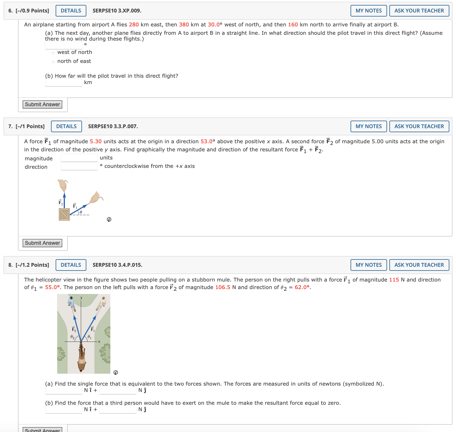 Solved An Airplane Starting From Airport A Flies 280 Km | Chegg.com