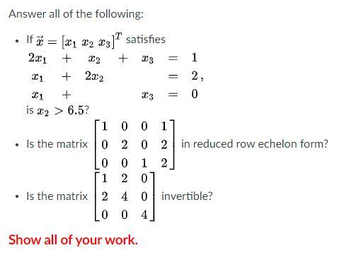 Solved Answer All Of The Following If O 21 22 23 Chegg Com