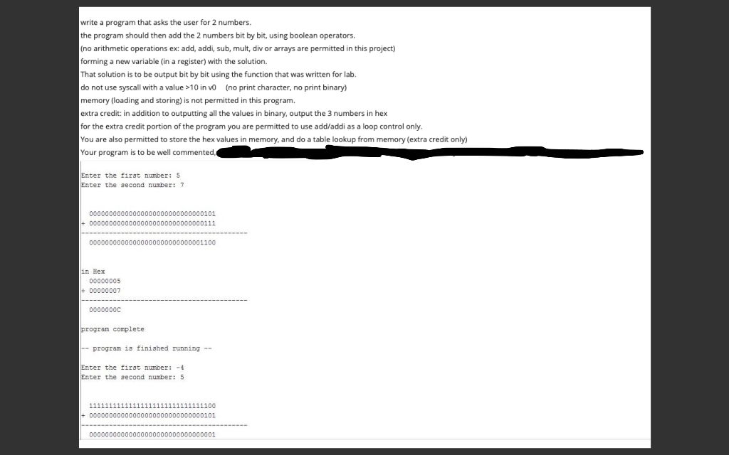 write a program that asks the user for 2 numbers. the | Chegg.com