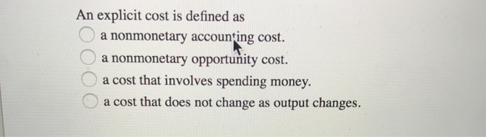 Solved Which Of The Following Is A Fixed Cost? Payments T