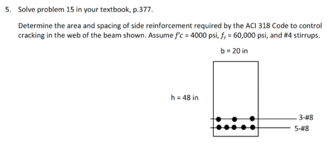 Solved 5. Solve problem 15 in your textbook, p.377. | Chegg.com