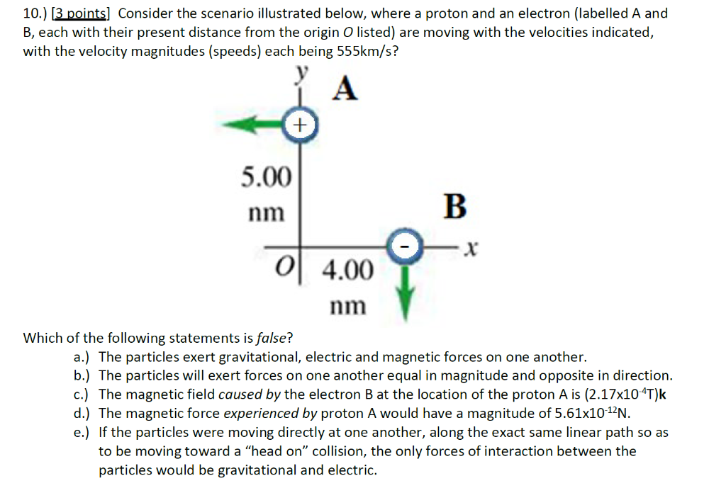 Solved 10.) (3 points) Consider the scenario illustrated | Chegg.com