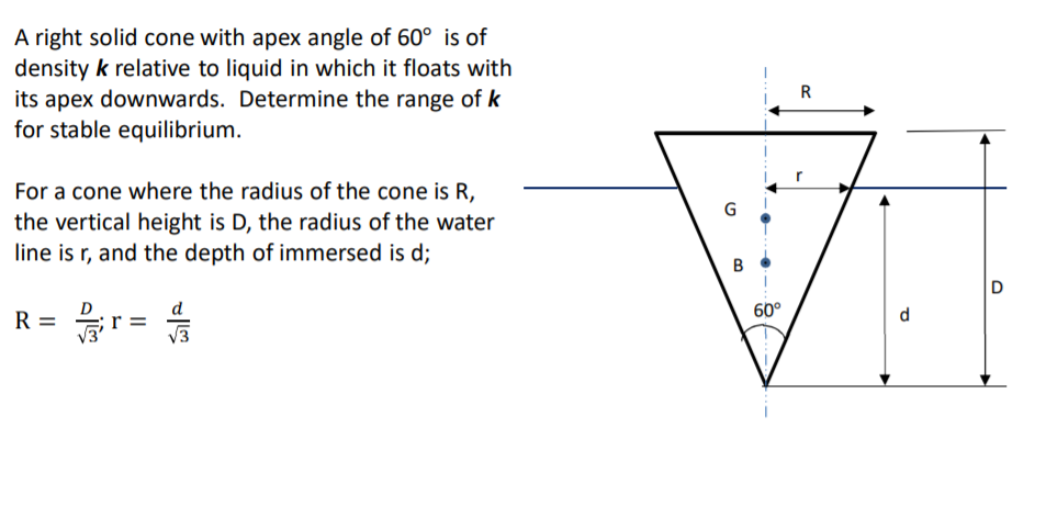 solved-a-right-solid-cone-with-apex-angle-of-60-is-of-chegg