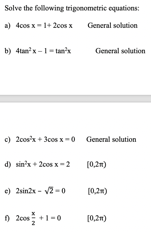 solved-solve-the-following-trigonometric-equations-4cos-x-chegg