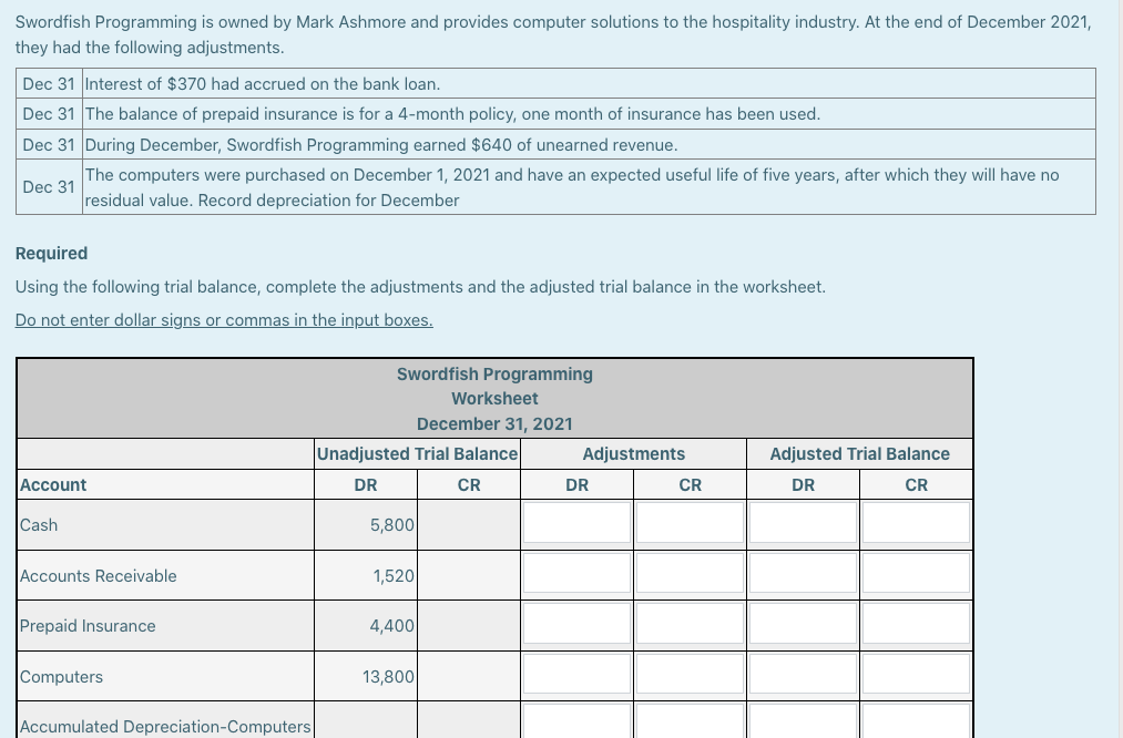 Solved Swordfish Programming is owned by Mark Ashmore and