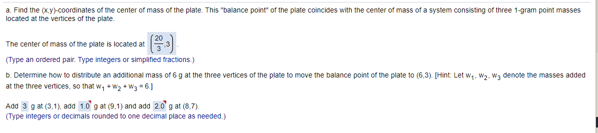 Solved A thin triangular plate of uniform density and | Chegg.com