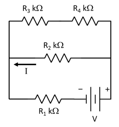 Solved In The Circuit Diagrammed Below What Is The Current Chegg Com