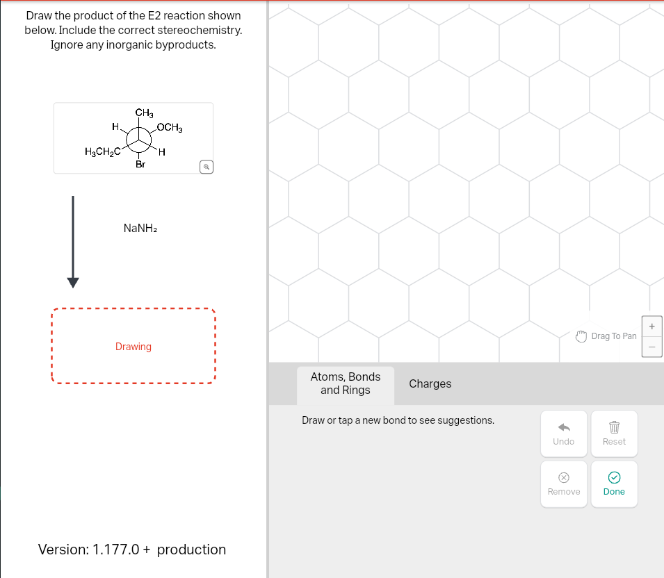 Solved Draw the product of the E2 reaction shown below. | Chegg.com