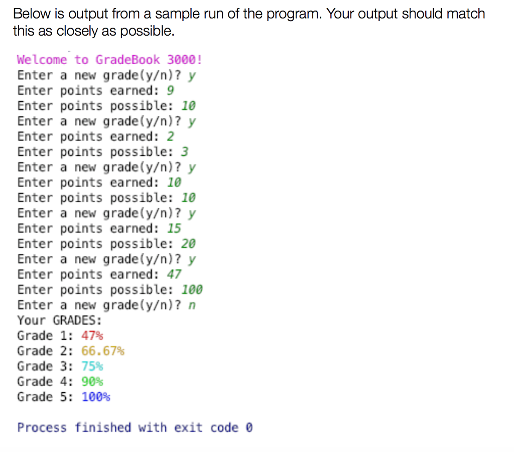 individual. The program will include the Color | Chegg.com
