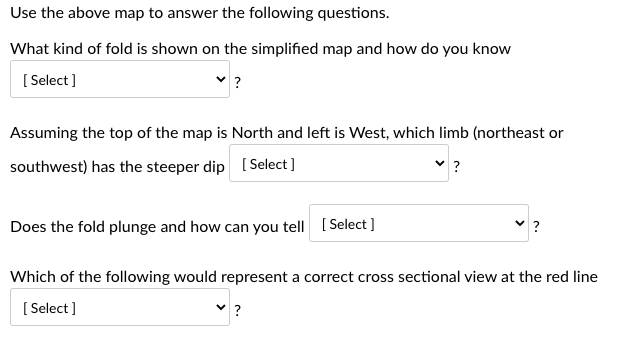 Solved Use the above map to answer the following questions. | Chegg.com