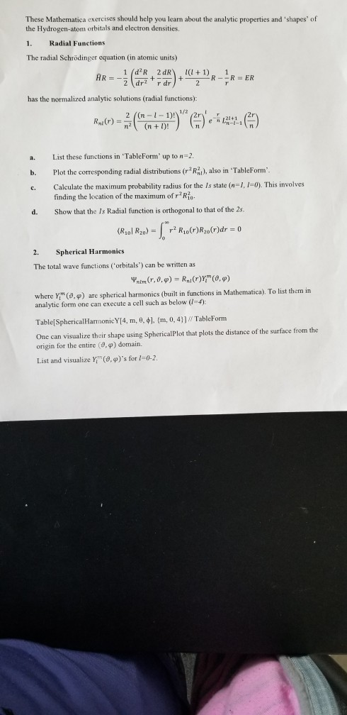 Mathematica Exercises Solved These Mathematica exercises should help you learn | Chegg.com