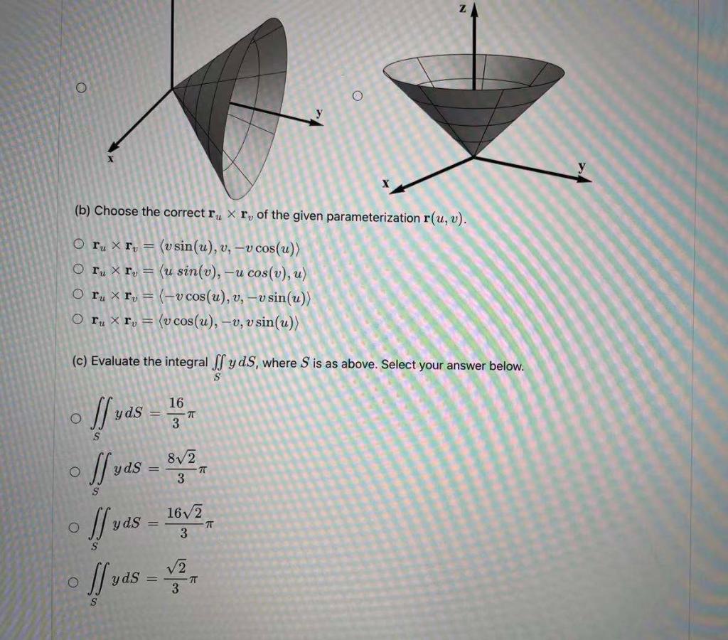 Solved Let S Be The Surface In Rº Parameterized By R U V Chegg Com