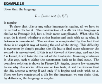 Solved 24. Let L be the language in Example 2.5. Show that | Chegg.com