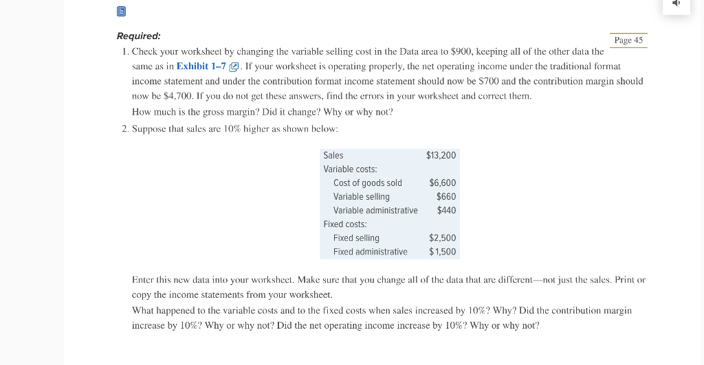 Solved D A B с 1 Chapter 1: Applying Excel 2 3 Data 4 Sales | Chegg.com