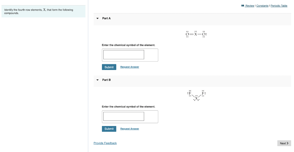 Solved Problem 1.97 Item 1 Review Constants Periodic Table