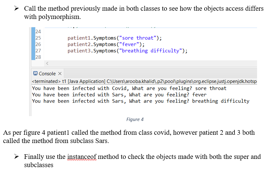 Task 2 Create a subclass based on ad police, the | Chegg.com