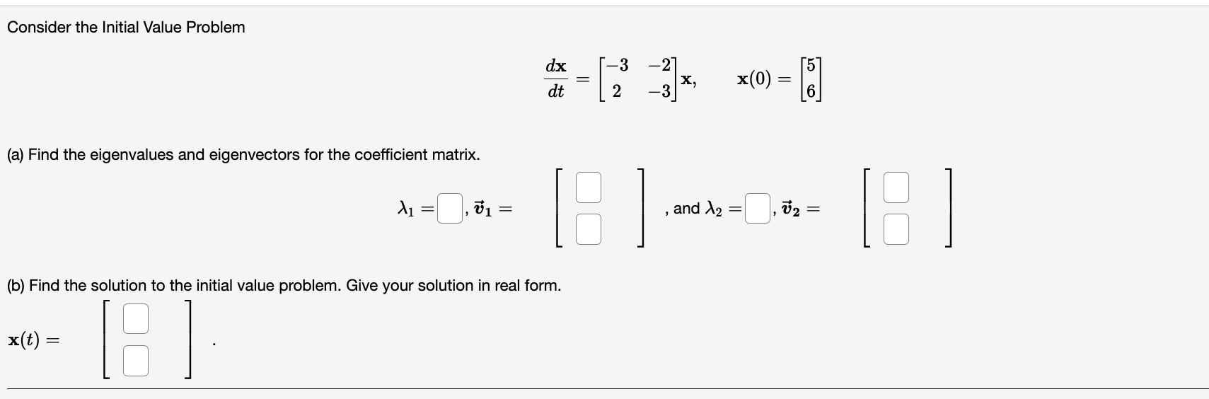 Solved Consider the Initial Value Problem | Chegg.com