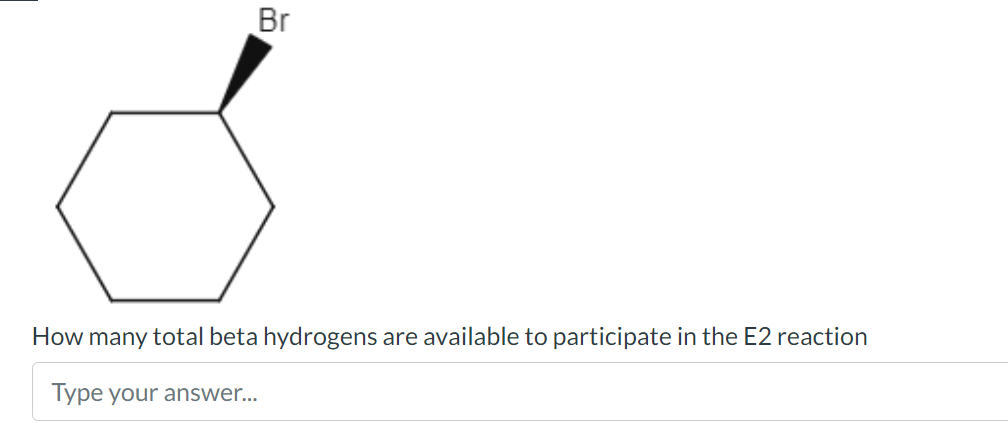 Solved How many total beta hydrogens are available to | Chegg.com
