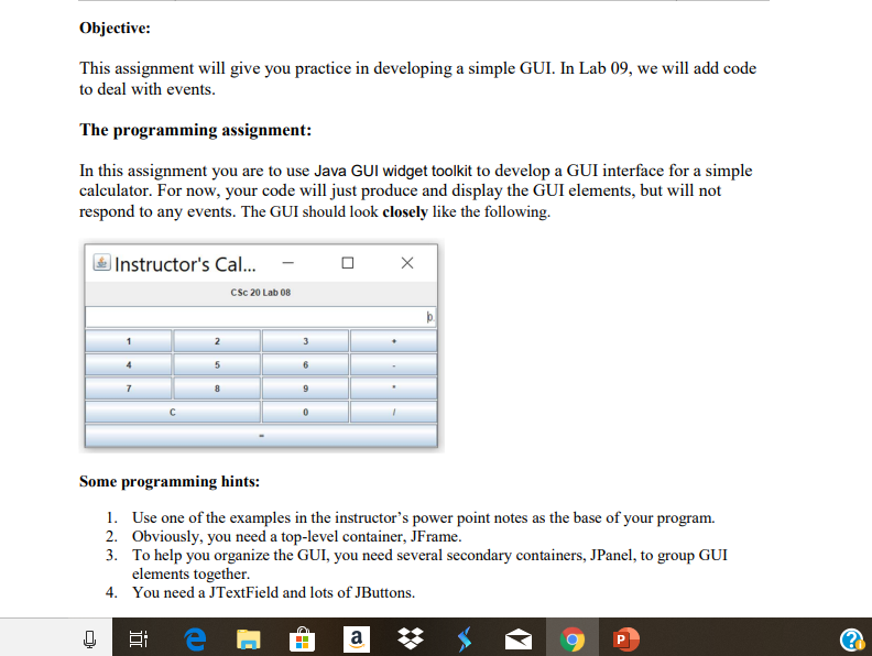 Solved Objective: This assignment will give you practice in | Chegg.com