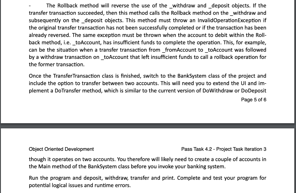 Solved Task Description This practical task requires you to | Chegg.com
