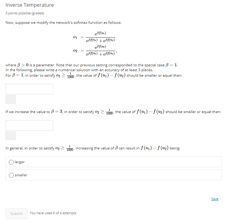 Solved In this problem we will analyze a simple neural | Chegg.com