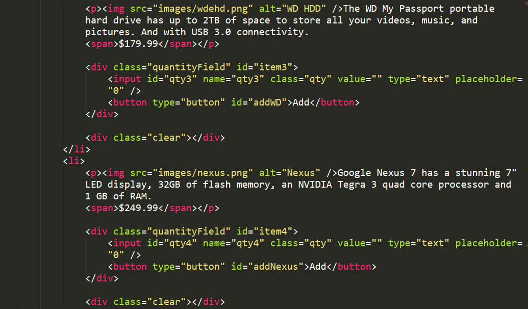 Solved Project 2 Form Validation(this is the html for | Chegg.com