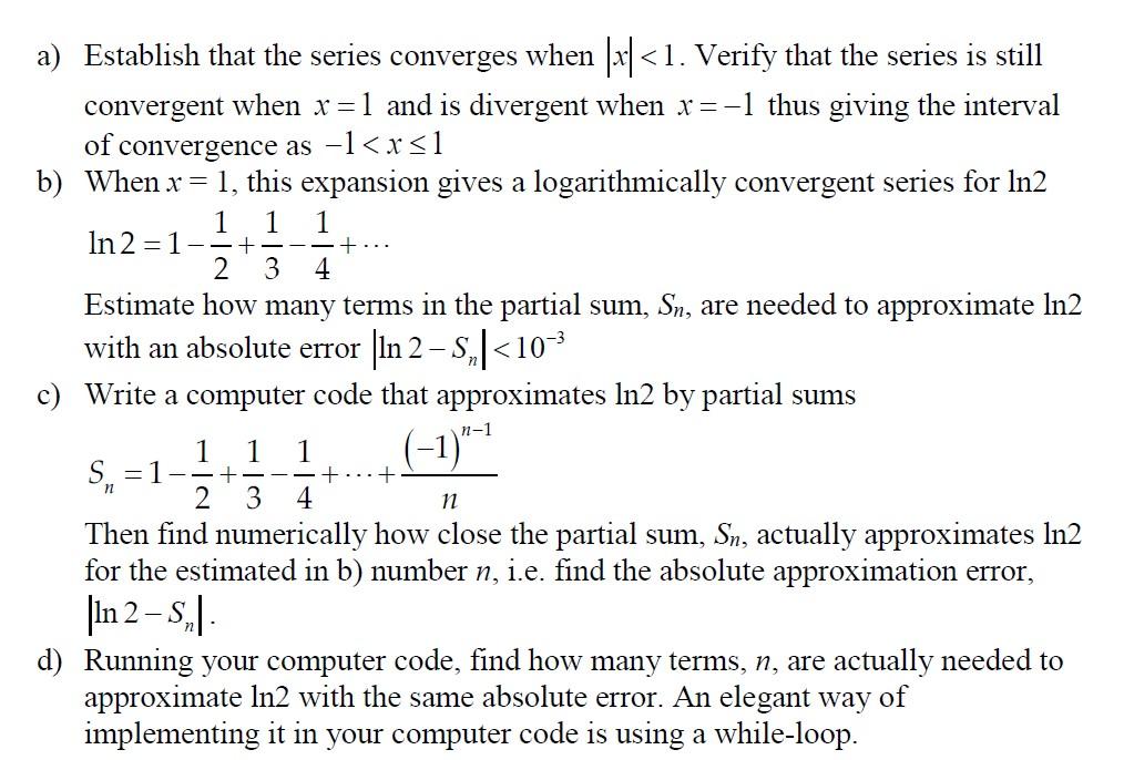 Solved Exercise 5. A remarkable theorem from calculus is | Chegg.com