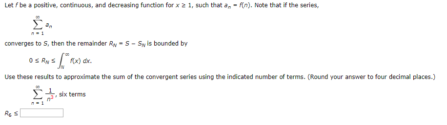 Solved Let F Be A Positive Continuous And Decreasing Fu Chegg Com