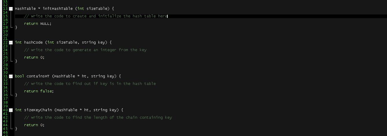 I would like help with these functions in C++ | Chegg.com