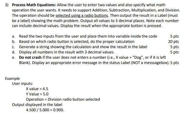 Solved Visual Basic please help! Windows forms.NET All of | Chegg.com