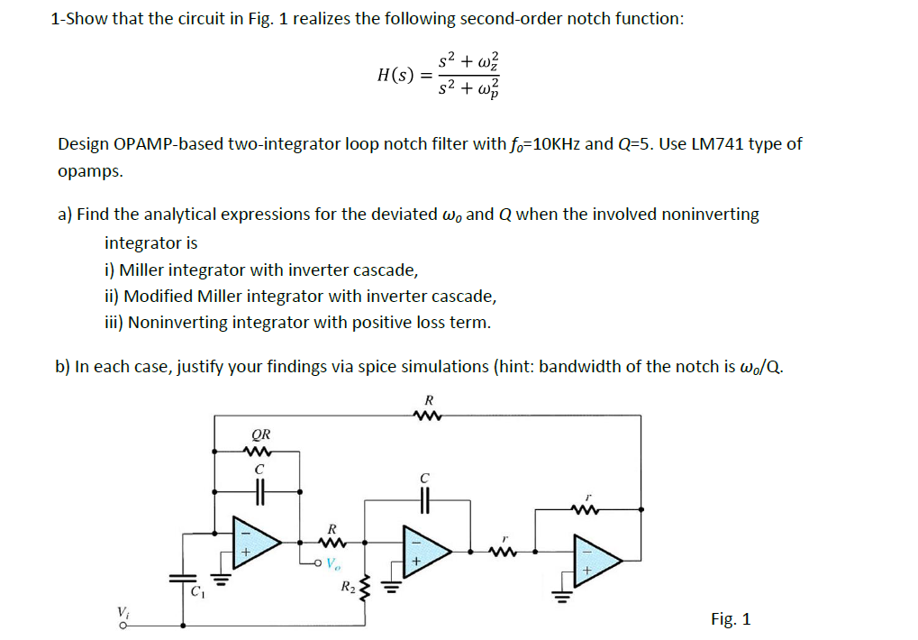 Miller Integrator With Inverter Cascade