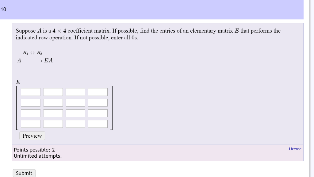 Solved 10 Suppose A is a 4 x 4 coefficient matrix. If | Chegg.com