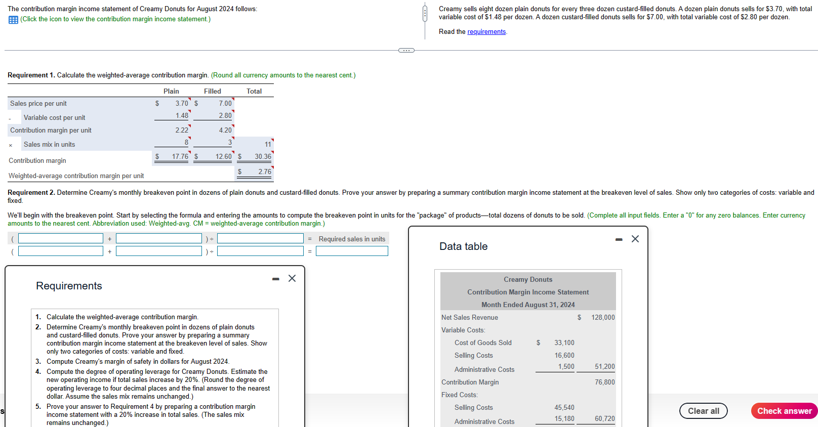 the-contribution-margin-income-statement-of-creamy-chegg